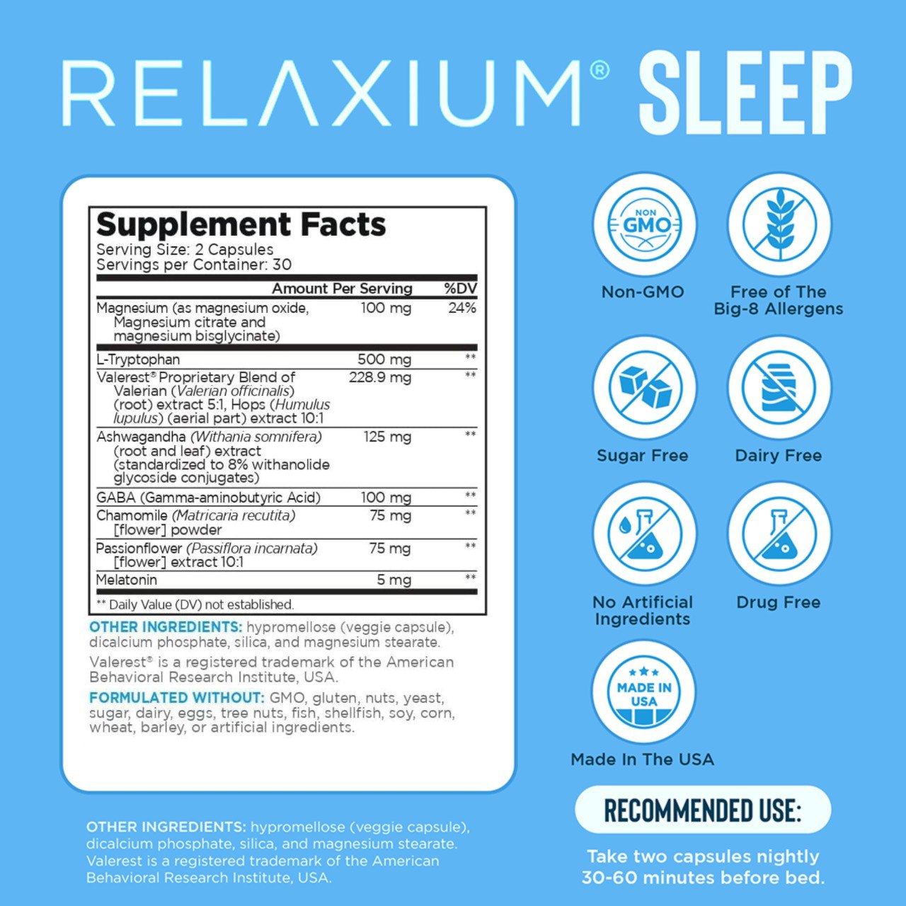 Relaxium Sleep-Fall Asleep Faster. Wake Up Refreshed. Naturally